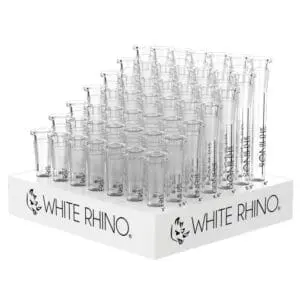White Rhino Glass Downstems - 19/14mm - 49pcs Bong Downstems - Haze Smoke Shop USA