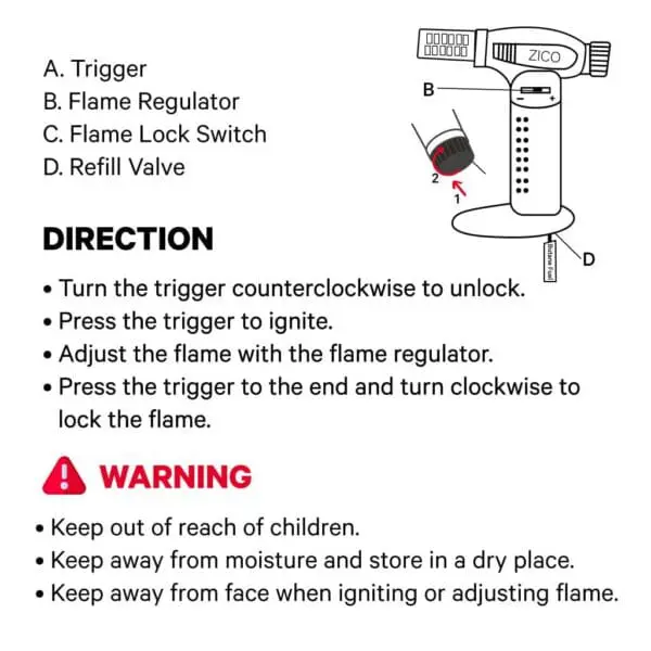 Zico Dab Torch - Haze Smoke Shop USA