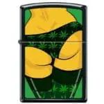 Zippo Lighter - Weed Bum - Black Matte