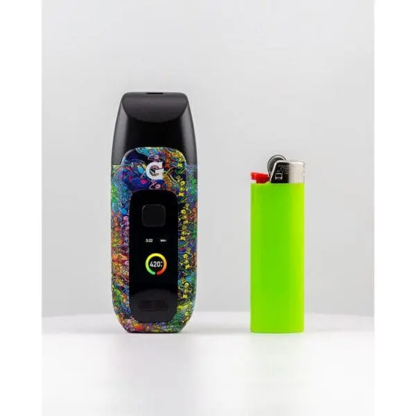 with lighter