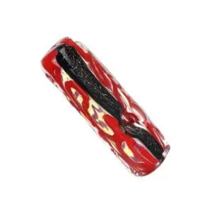 Blood Moon Dichro Stripe Squared Glass Hand Pipe Glass Pipes - Haze Smoke Shop USA