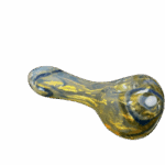 Blue & Yellow Glass Hand Pipe
