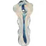 Bumpy Ride on the River Lethe Dichro Stripe Glass Spoon Pipe - Haze Smoke Shop USA