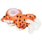 Cheezy Cheetah Enamel on Glass Hand Pipe - Haze Smoke Shop USA