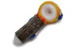 Clay Honeycomb Handpipe - Haze Smoke Shop USA