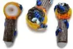 Clay Honeycomb Handpipe - Haze Smoke Shop USA