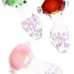 Clear Neon Dot Glass Pipe Confetti Mini