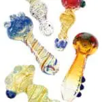 Colorful Glass Hand Pipe Pocket Swirl