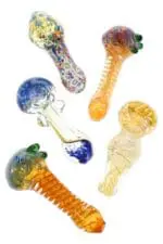 Colorful Glass Hand Pipe Pocket Swirl - Haze Smoke Shop USA