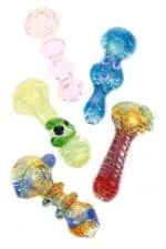 Colorful Glass Hand Pipe Pocket Swirl - Haze Smoke Shop USA