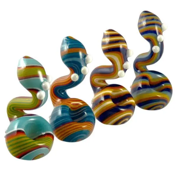 Curvy Standing Sherlocks with Dots - Haze Smoke Shop USA