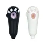 Cute Cat Paw Hand Pipe Glass Pipes - Haze Smoke Shop USA
