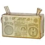 Death Row Records Boom Box Glass Blunt Bubbler - Haze Smoke Shop USA