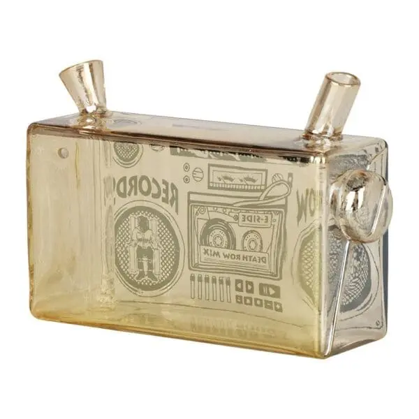 Death Row Records Boom Box Glass Blunt Bubbler - Haze Smoke Shop USA