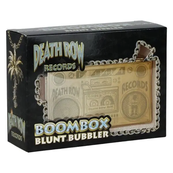 Death Row Records Boom Box Glass Blunt Bubbler - Haze Smoke Shop USA