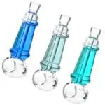 Diamond Glass Glycerin Spoon Pipe