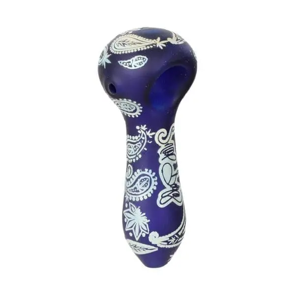 Dogg Lbs Engraved Hazely Glass Spoon Pipe - Haze Smoke Shop USA