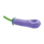 Eggplant Glass Hand Pipe - Haze Smoke Shop USA