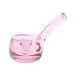 Elegant Bent Hammer Glass Hand Pipe - Haze Smoke Shop USA