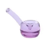 Elegant Bent Hammer Glass Hand Pipe - Haze Smoke Shop USA