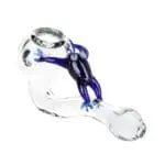 Frogger Glass Sherlock Hand Pipe Glass Pipes - Haze Smoke Shop USA