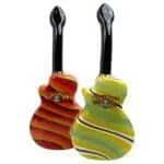 Full Color Guitar Pipes Glass Pipes - Haze Smoke Shop USA