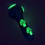 Glow in the Dark Mushroom Spoon Pipe - Haze Smoke Shop USA