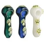 Glow in the Dark Mushroom Spoon Pipe Glass Pipes - Haze Smoke Shop USA