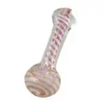 Glow Swirl Hand Pipe Glass Pipes - Haze Smoke Shop USA