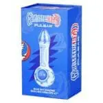 Grateful Dead x Pulsar Blue Sky Dancing Skellies Glass Spoon Pipe - Haze Smoke Shop USA