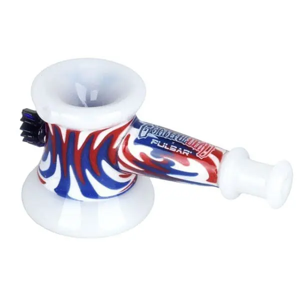 Grateful Dead x Pulsar Bolt Wig Wag Glass Hammer Hand Pipe - Haze Smoke Shop USA