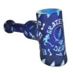 Grateful Dead x Pulsar Ethereal Music Etched Glass Hammer Bubbler Bubbler - Haze Smoke Shop USA