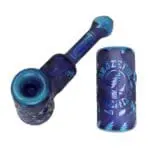 Grateful Dead x Pulsar Ethereal Music Etched Glass Hammer Bubbler - Haze Smoke Shop USA