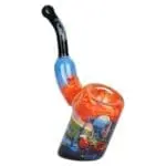 Grateful Dead x Pulsar Inside Print Bent Sherlock Pipe - Haze Smoke Shop USA