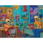Grateful Dead x Pulsar Inside Print Bent Sherlock Pipe - Haze Smoke Shop USA