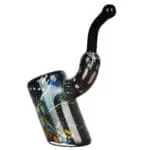 Grateful Dead x Pulsar Inside Print Bent Sherlock Pipe - Haze Smoke Shop USA
