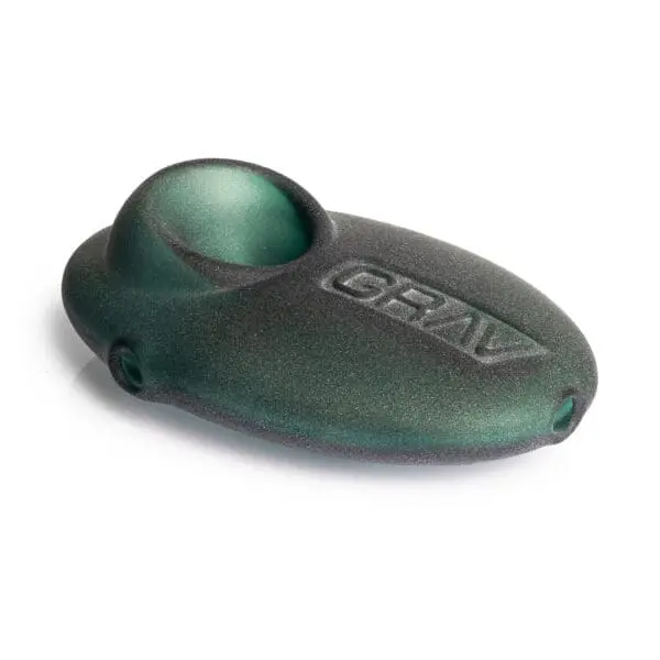 Grav Sandblasted Pebble Spoon Pipe - Haze Smoke Shop USA