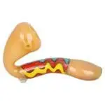 Groovy Waves Sherlock Glass Hand Pipe - Haze Smoke Shop USA