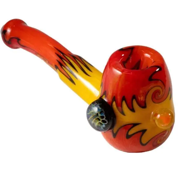 Headdy Old School Sherlock w/ Marbles - Haze Smoke Shop USA