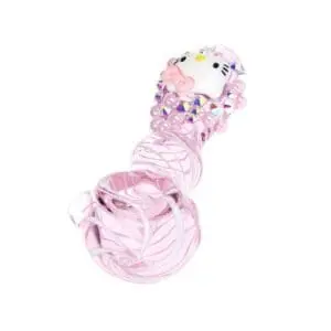Hello Kitty Glass Spoon Pipe - Haze Smoke Shop USA