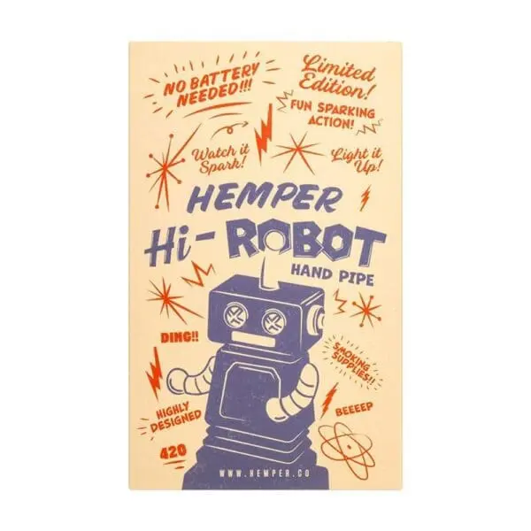 Hemper Hi-Robot Glass Hand Pipe - Haze Smoke Shop USA