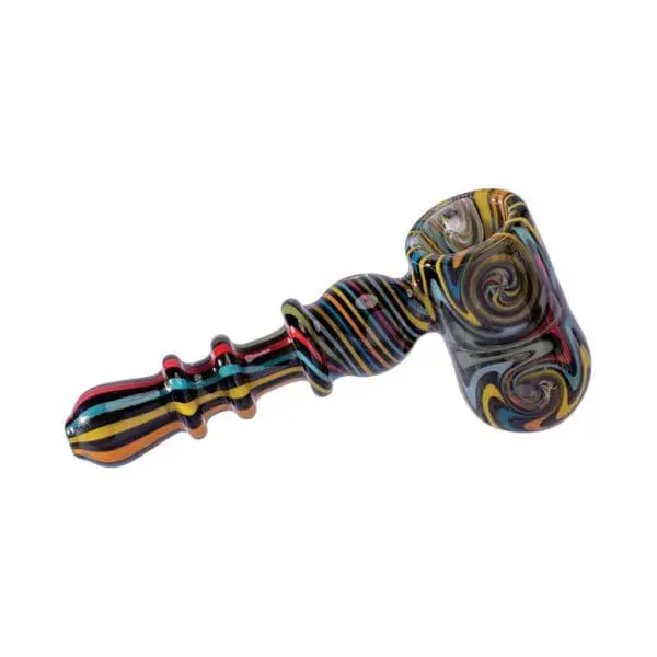 Hippie Wig Wag Hand Pipe - Haze Smoke Shop USA