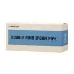 Human Grade Double Ring Spoon Pipe - Haze Smoke Shop USA