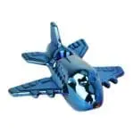 Jet Airliner Electroplated Glass Hand Pipe - Haze Smoke Shop USA