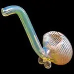 LA Pipes Flaco Skinny Glass Sherlock Pipe - Haze Smoke Shop USA