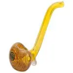 LA Pipes Flaco Skinny Glass Sherlock Pipe - Haze Smoke Shop USA