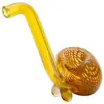 LA Pipes Flaco Skinny Glass Sherlock Pipe - Haze Smoke Shop USA