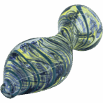 LA Pipes Flat Belly Inside-Out Chillum - Haze Smoke Shop USA