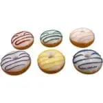 LA Pipes Frosted Donut Glass Pipe - Haze Smoke Shop USA