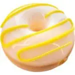 LA Pipes Frosted Donut Glass Pipe - Haze Smoke Shop USA